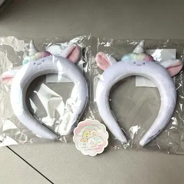 한정품 미개봉 스미코구라시 변신 머리띠 2개 세트 스티커 포함
