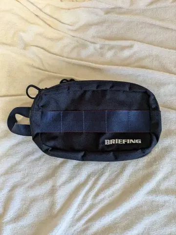BRIEFING 네이비 나일론 파우치