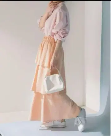 CIAOPANIC TYPY 린넨 레이온 프릴 스커트