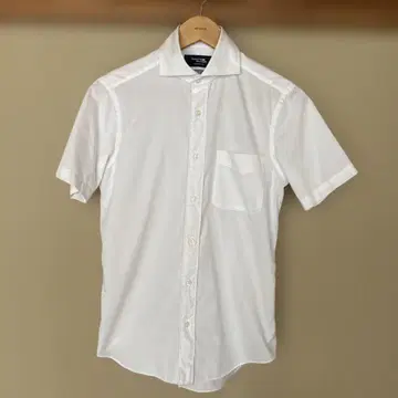 Maker's Shirt Kamakura 화이트 반팔 셔츠 이지케어