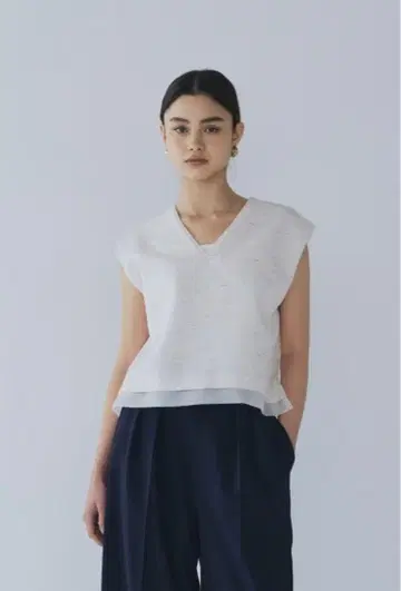 새상품급 yori shirocon milky 컬러 세일러 베스트 34