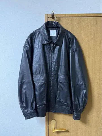 FREAK'S STORE 블랙 인조 가죽 자켓