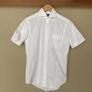 Maker's Shirt Kamakura 화이트 반팔 셔츠 이지케어
