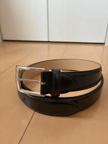 새상품급 아메리칸 익스프레스 오리지널 소메스 안장 벨트 블랙