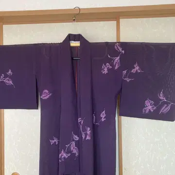 귀중한 여름 기모노 보라색