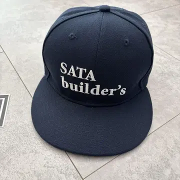 사타 빌더즈 SATA builder's 캡 네이비 초기 사 스티커 포함