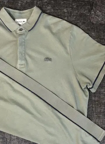 LACOSTE 피케 셔츠 그린 US L