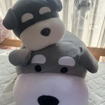 미니어처 슈나우저 봉제 인형