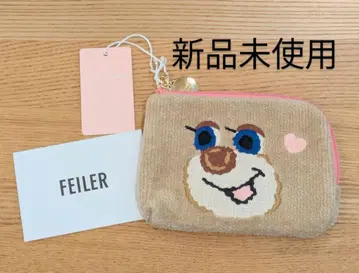 라브라리 바이 페이러 도업 테디 걸 L자 파우치 미사용 새상품