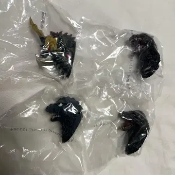 고질라 헤드 피규어 세트 4개 세트
