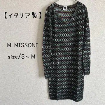 이탈리아제] M MISSONI 엠 미쏘니 원피스 무릎 기장 긴팔