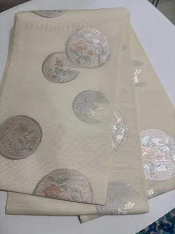 (새상품급) 순수 실크 니시진 비단 여름 후쿠로 오비