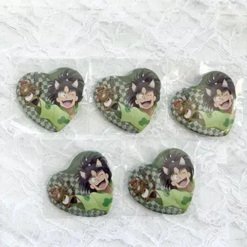 닌타마 란타로 난자타운 하트 캔뱃지 시치마츠 코헤이타