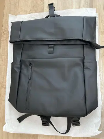 백팩 롤 탑 블랙