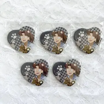 닌자 타마 란타로 난자 타운 하트 캔뱃지 야마다 리키치