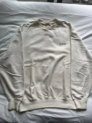 L.L.Bean 크루넥 맨투맨 크림
