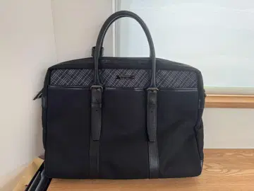블랙 라벨 비즈니스 백 블랙 나일론 가죽