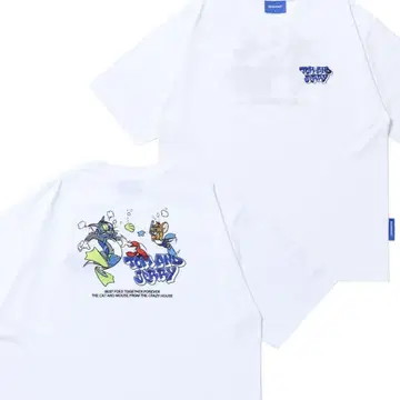 SEQUENZ 톰과 제리 티셔츠 화이트 M 사이즈