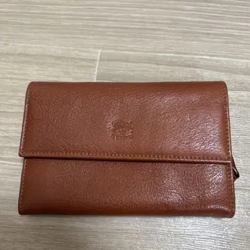컨디션 최상 일비종떼 브라운 가죽 반지갑