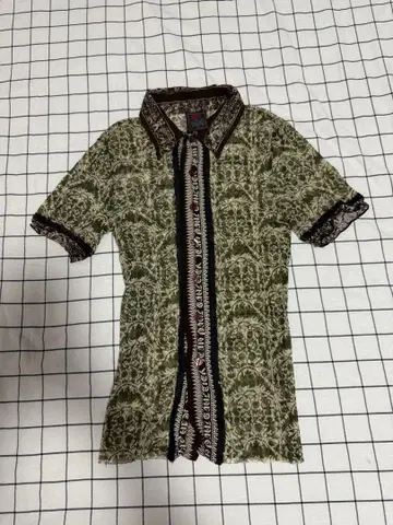JeanPaul Gaultier 고티에 반팔 셔츠 파워 네트 48