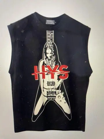 미사용 새상품 HYSTERIC GLAMOUR FLYING V 슬리브리스