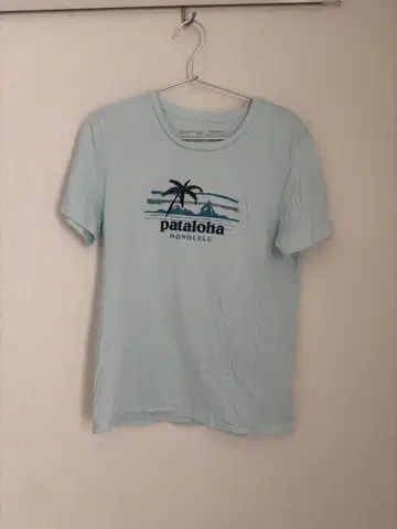 Patagonia 티셔츠 반팔 파타로하 스카이블루 하와이 할레이와 한정판