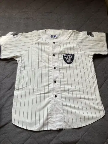 RAIDERS STARTER 게임 셔츠 베이스볼 셔츠 80년대 90년대