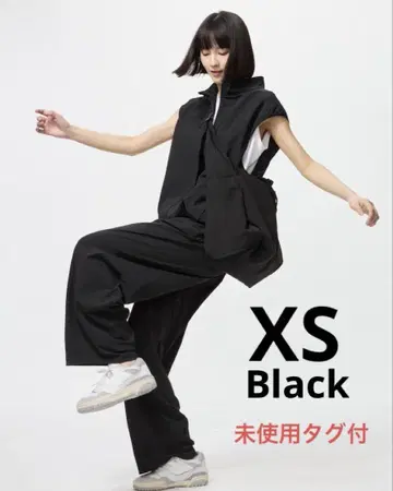 미사용 새상품 택 포함 액티브 스트레치 와이드 팬츠 XS 표시 사이즈
