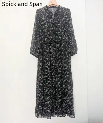Spick and Span 쉬폰 롱 원피스