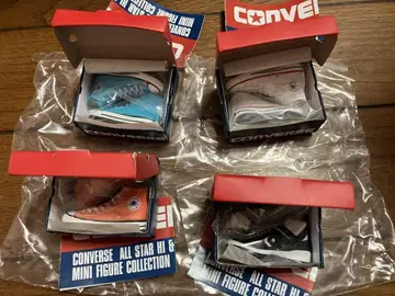 미사용 새상품 CONVERSE 가챠가챠 4세트 캡슐 책자 포함