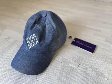 랄프 로렌 퍼플 라벨 캡 모자 데님 (코튼)