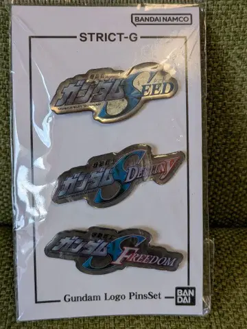 기동전사 건담 SEED FREEDOM 극장 굿즈 타이틀 로고 핀즈 세트