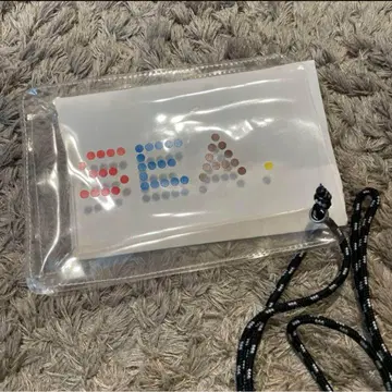 SOPHNET. SEA 로고 클리어 숄더백