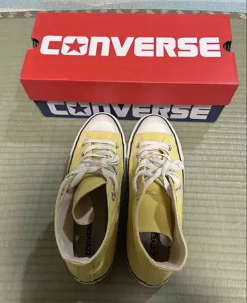 CONVERSE ALL STAR HI 스니커즈 옐로우 컬러
