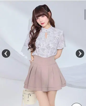 미셸 마카롱 슬림 레그 스커트 XS 더스티 핑크