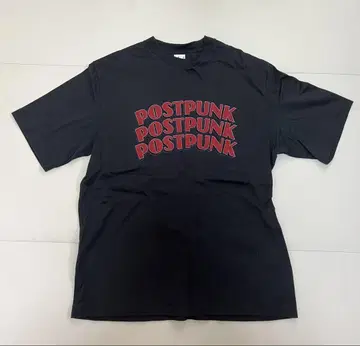 b POSTPUNK 티셔츠 블랙 blurhms