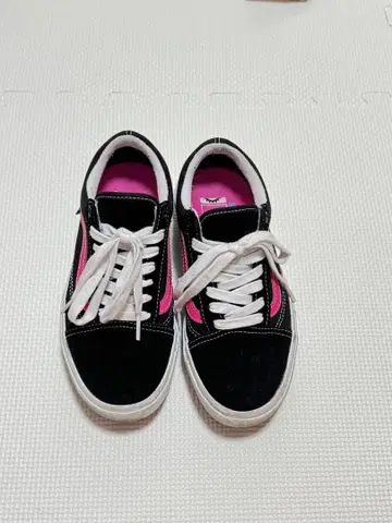 VANS 반스 블랙 핑크 스케이트보드 웨어
