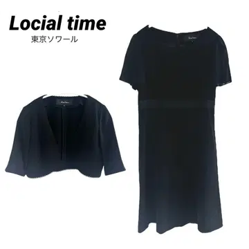 도쿄 소와르 Locial time 반팔 원피스 셋업 S