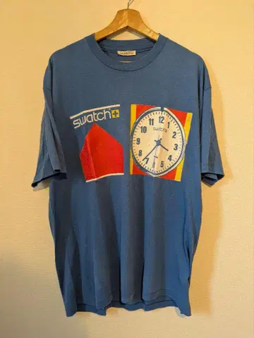 Swatch 그래픽 프린트 티셔츠 90s
