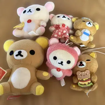 리락쿠마 봉제 인형 세트