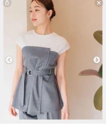 2개 세트 mystywoman 뷔스티에 도킹 풀오버 셋업