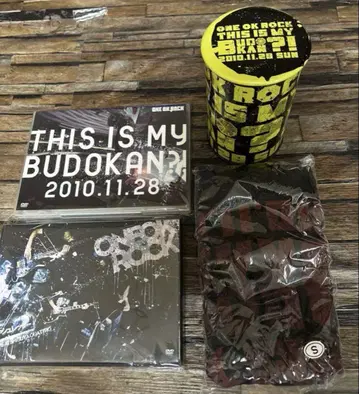 원옥 2010 무도관 기념 굿즈 T셔츠 (캔 포함) & DVD 2장 세트