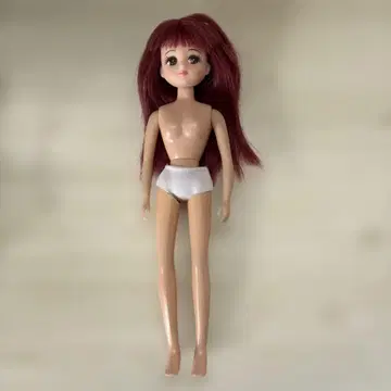 리카짱 빨간 머리 핑크 드레스
