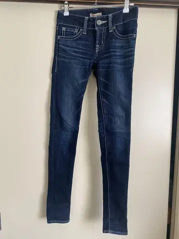 MOUSSY 23인치 스키니 데님 인디고 블루