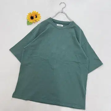 홀리데이 [Free] 면 100% 티셔츠 반팔 컷소 크루넥 성인