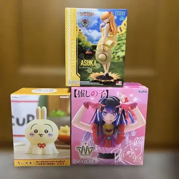 아스카 치이카와 우라야하보우즈 T-most 아이 피규어 3점 세트