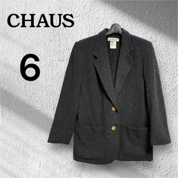 CHAUS [사이즈 6] 다크 그레이 테일러드 자켓 가을/겨울