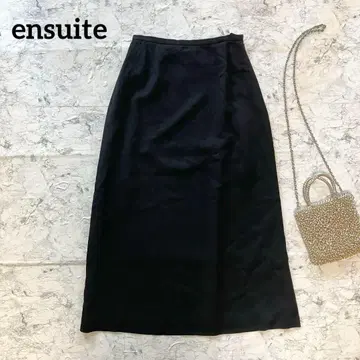 [ ensuite ] 앙스위트 쉬폰 롱 스커트 포멀 일본제