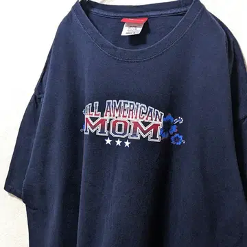 소노마 올 아메리칸 맘 로고 티셔츠 네이비 XL 구제 의류