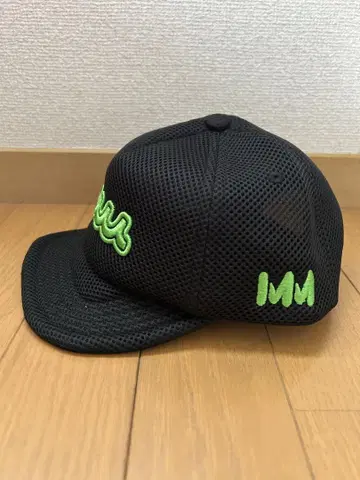 muta marine 숏 브림 메쉬 캡 블랙
